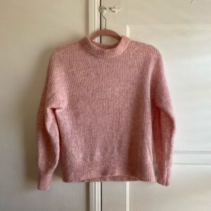 Pink Everlane Alpaca Crewneck Sweater